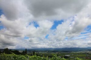 今日の空