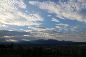 今朝の空