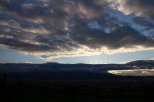 今朝の空