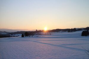 夕方の風景