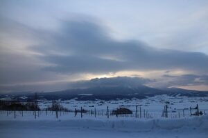 今朝の風景