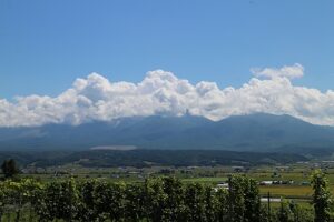 今日の空