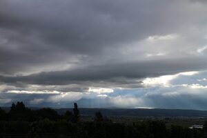 今朝の風景