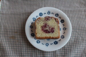 ブラックベリーチョコケーキ