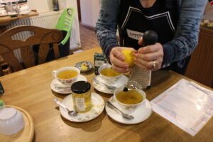 ジンジャークローブティー