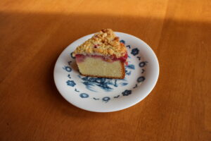 クランブルケーキ