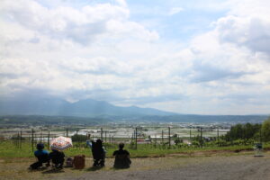 今朝の風景