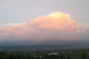 夕方の雲