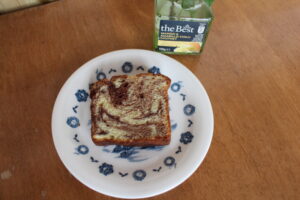 ブラックベリーチョコマーブルのケーキ
