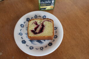 ハスカップのケーキ