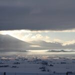 今朝の風景